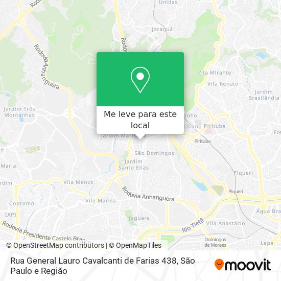 Rua General Lauro Cavalcanti de Farias 438 mapa