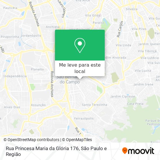 Rua Princesa Maria da Glória 176 mapa