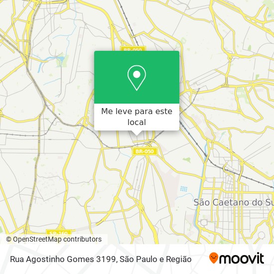 Rua Agostinho Gomes 3199 mapa