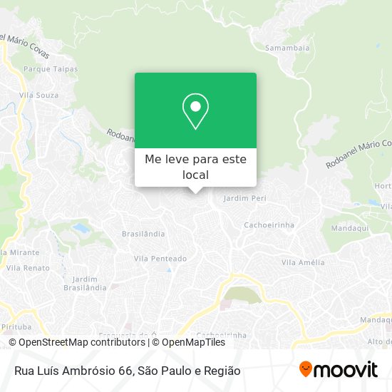 Rua Luís Ambrósio 66 mapa