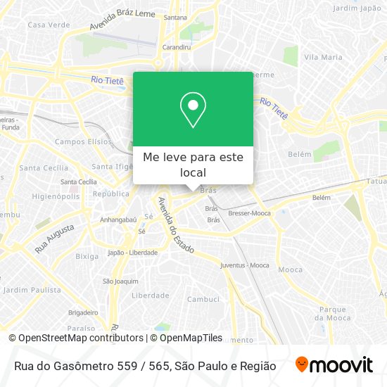 Rua do Gasômetro 559 / 565 mapa
