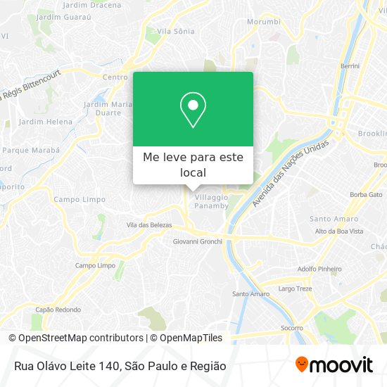 Rua Olávo Leite 140 mapa