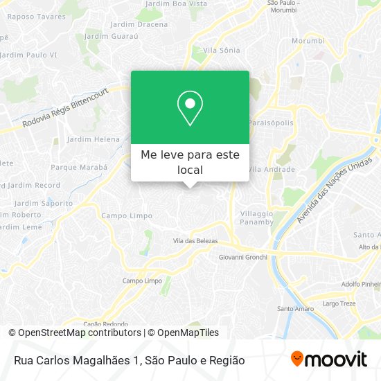 Rua Carlos Magalhães 1 mapa