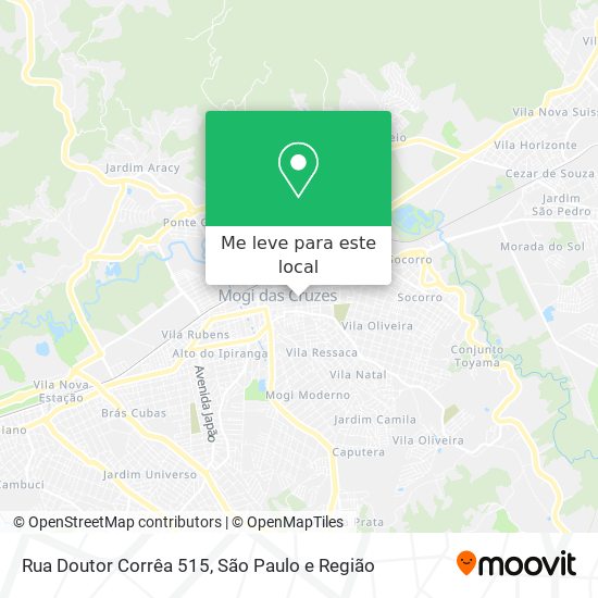 Rua Doutor Corrêa 515 mapa