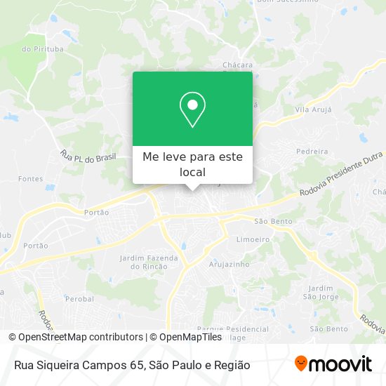 Rua Siqueira Campos 65 mapa