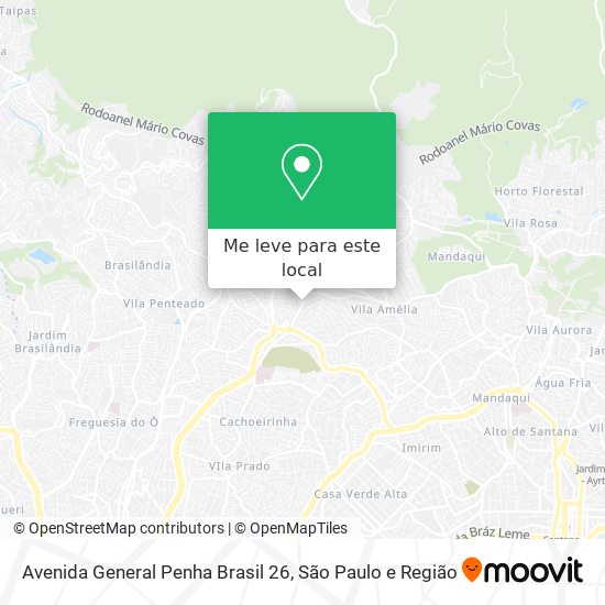 Avenida General Penha Brasil 26 mapa