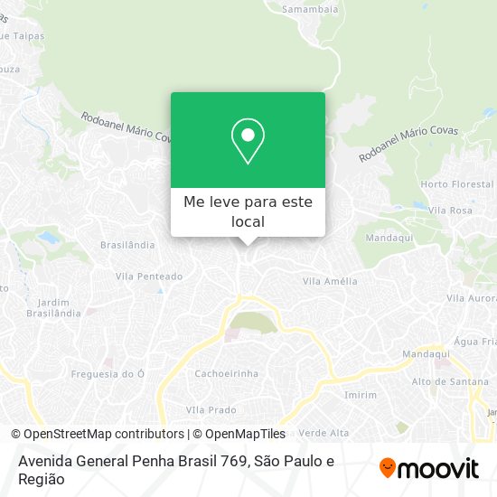Avenida General Penha Brasil 769 mapa