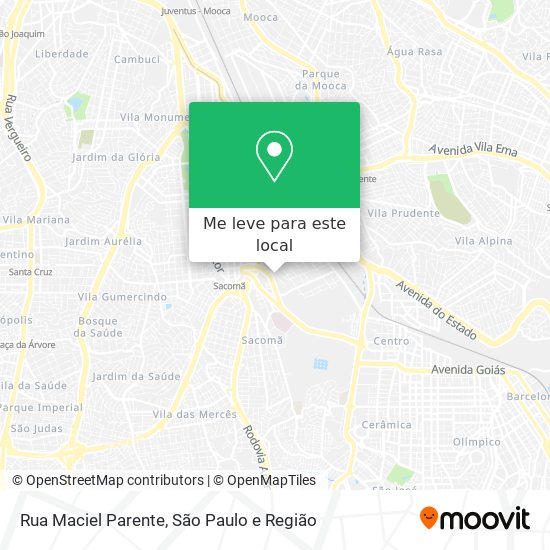 Rua Maciel Parente mapa