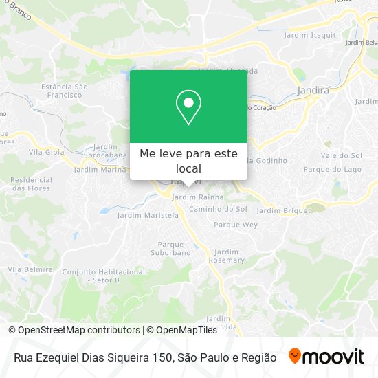Rua Ezequiel Dias Siqueira 150 mapa