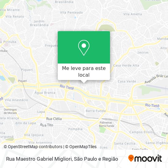Rua Maestro Gabriel Migliori mapa