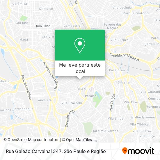 Rua Galeão Carvalhal 347 mapa