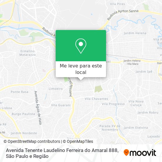 Avenida Tenente Laudelino Ferreira do Amaral 888 mapa
