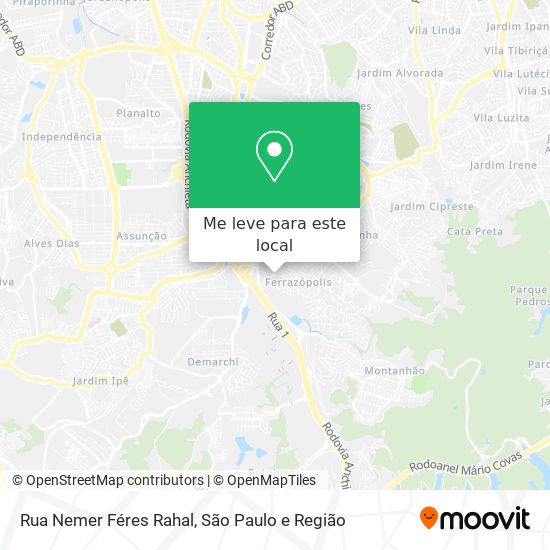 Rua Nemer Féres Rahal mapa