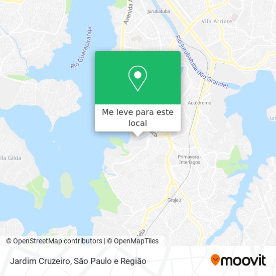 Jardim Cruzeiro mapa