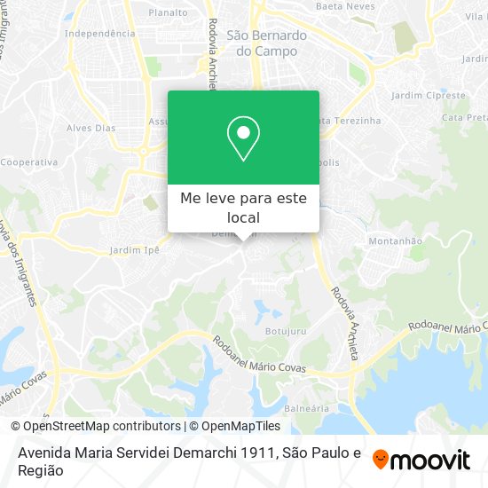 Avenida Maria Servidei Demarchi 1911 mapa