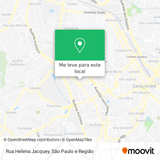 Rua Helena Jacquey mapa
