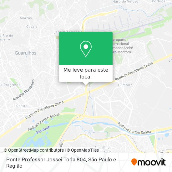 Ponte Professor Jossei Toda 804 mapa