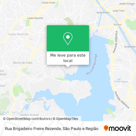 Rua Brigadeiro Freire Rezende mapa