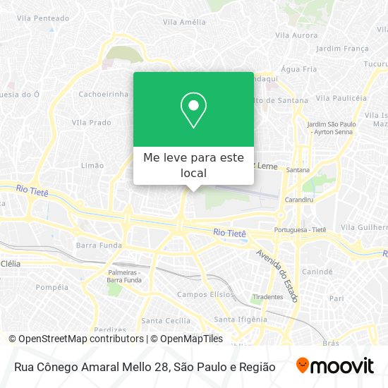 Rua Cônego Amaral Mello 28 mapa