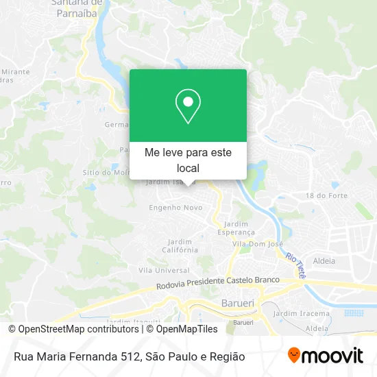 Rua Maria Fernanda 512 mapa