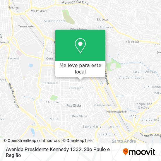 Avenida Presidente Kennedy 1332 mapa