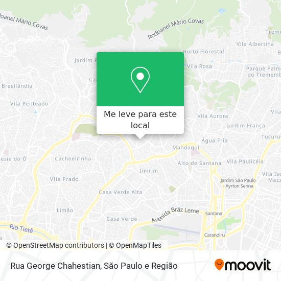 Rua George Chahestian mapa