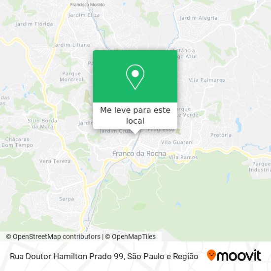 Rua Doutor Hamilton Prado 99 mapa