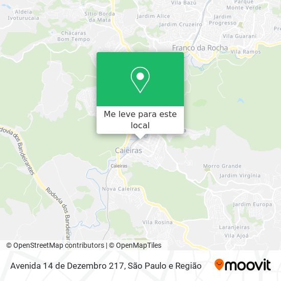 Avenida 14 de Dezembro 217 mapa