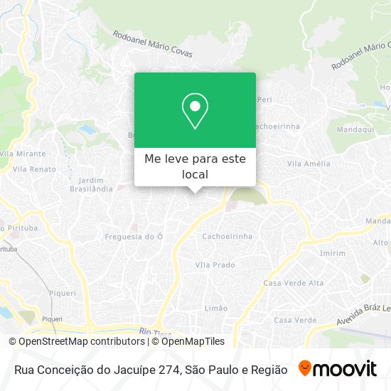 Rua Conceição do Jacuípe 274 mapa