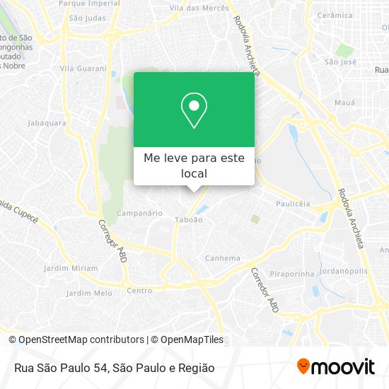 Rua São Paulo 54 mapa