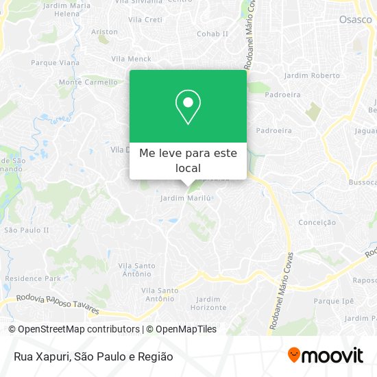 Rua Xapuri mapa