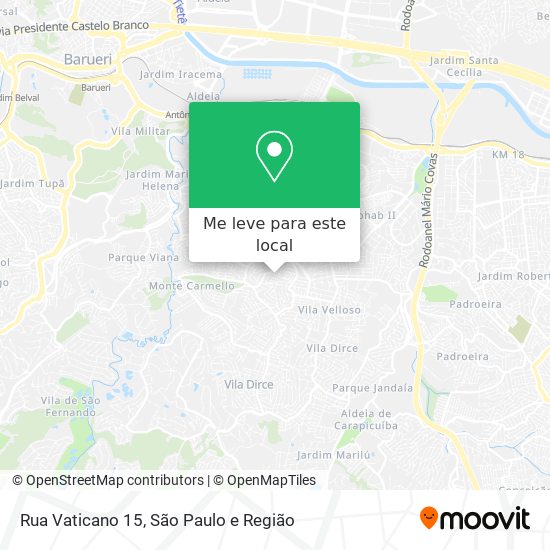 Rua Vaticano 15 mapa
