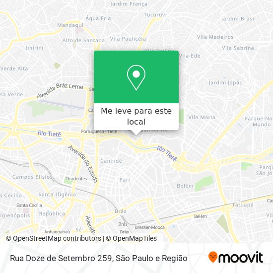 Rua Doze de Setembro 259 mapa