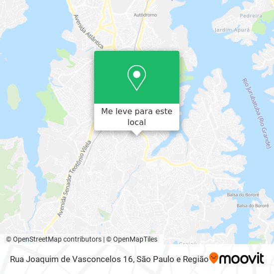 Rua Joaquim de Vasconcelos 16 mapa
