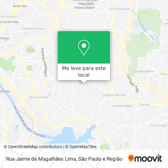 Rua Jaime de Magalhães Lima mapa