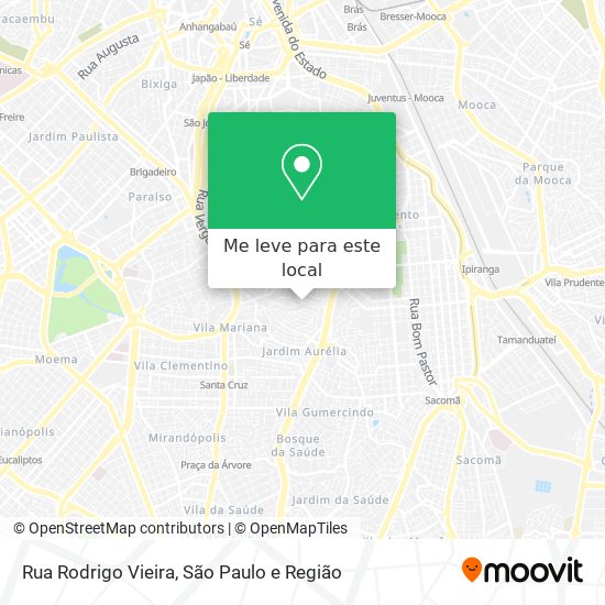 Rua Rodrigo Vieira mapa