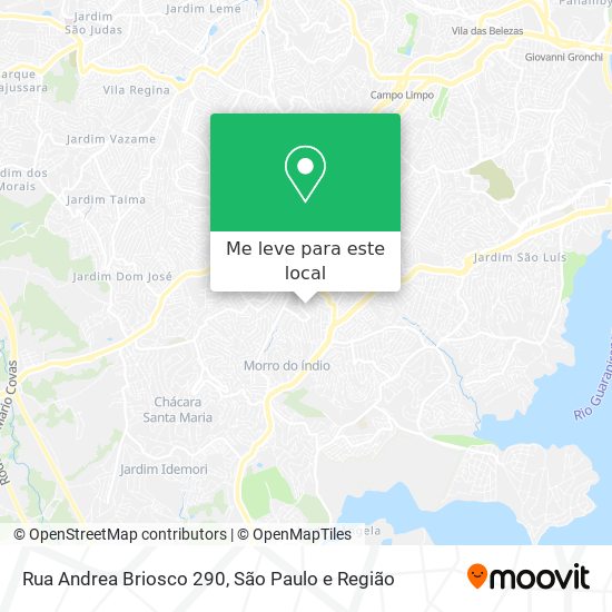 Rua Andrea Briosco 290 mapa