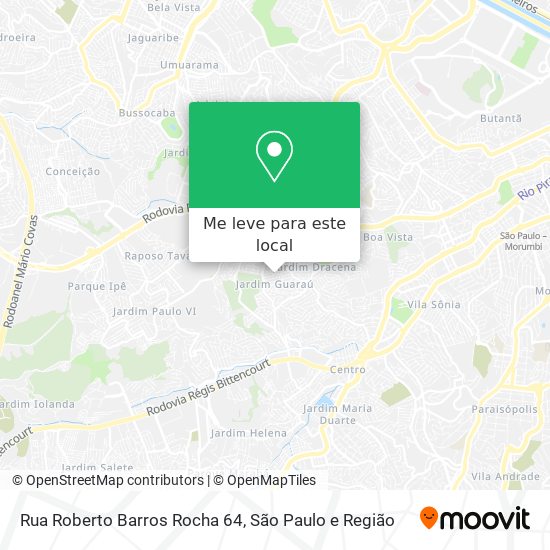 Rua Roberto Barros Rocha 64 mapa