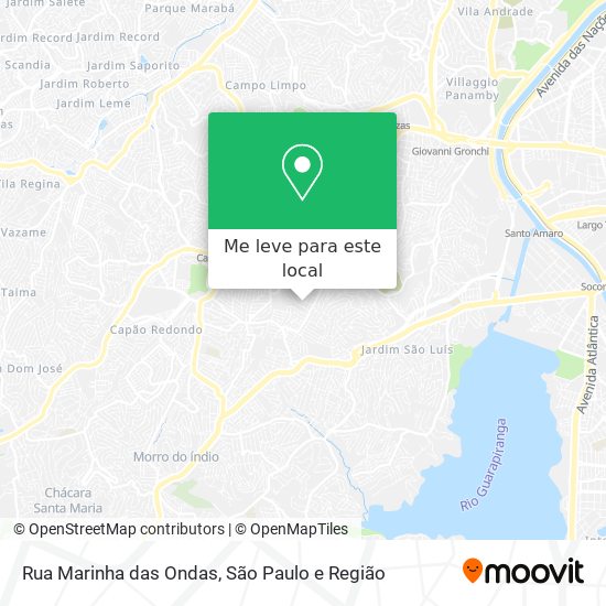 Rua Marinha das Ondas mapa