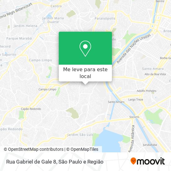 Rua Gabriel de Gale 8 mapa