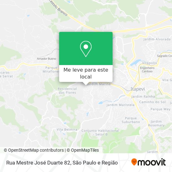 Rua Mestre José Duarte 82 mapa