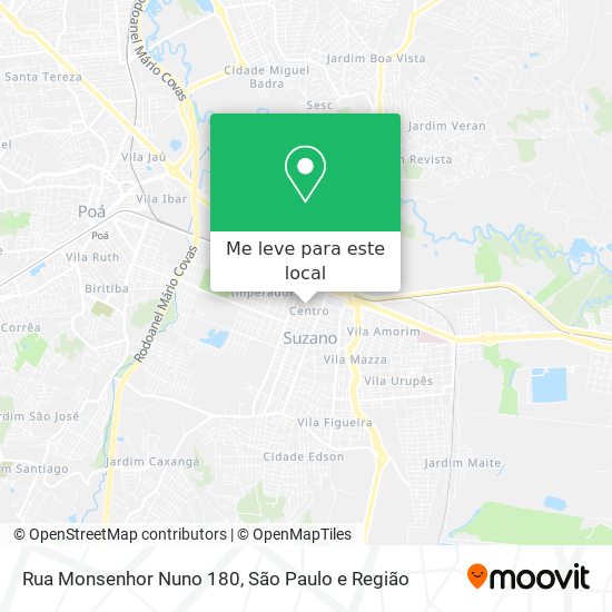 Rua Monsenhor Nuno 180 mapa