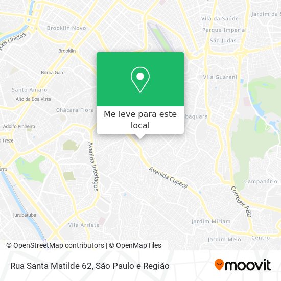 Rua Santa Matilde 62 mapa
