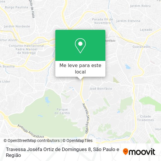 Travessa Joséfa Ortiz de Domingues 8 mapa