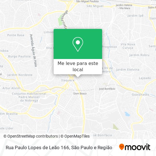 Rua Paulo Lopes de Leão 166 mapa