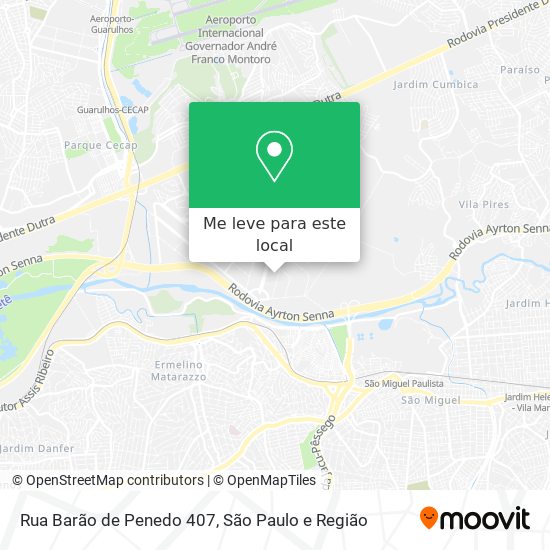 Rua Barão de Penedo 407 mapa