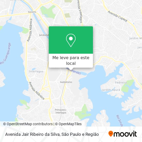 Avenida Jair Ribeiro da Silva mapa