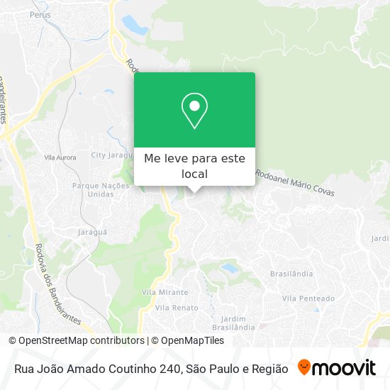 Rua João Amado Coutinho 240 mapa