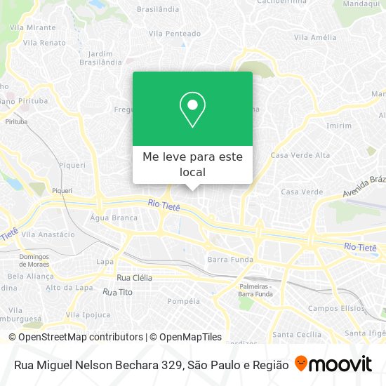 Rua Miguel Nelson Bechara 329 mapa