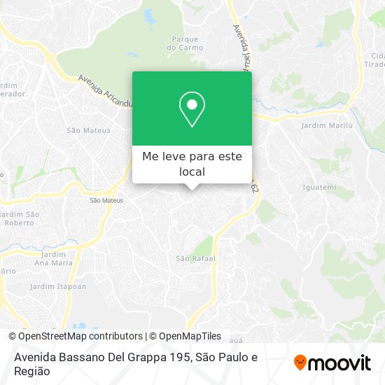 Avenida Bassano Del Grappa 195 mapa